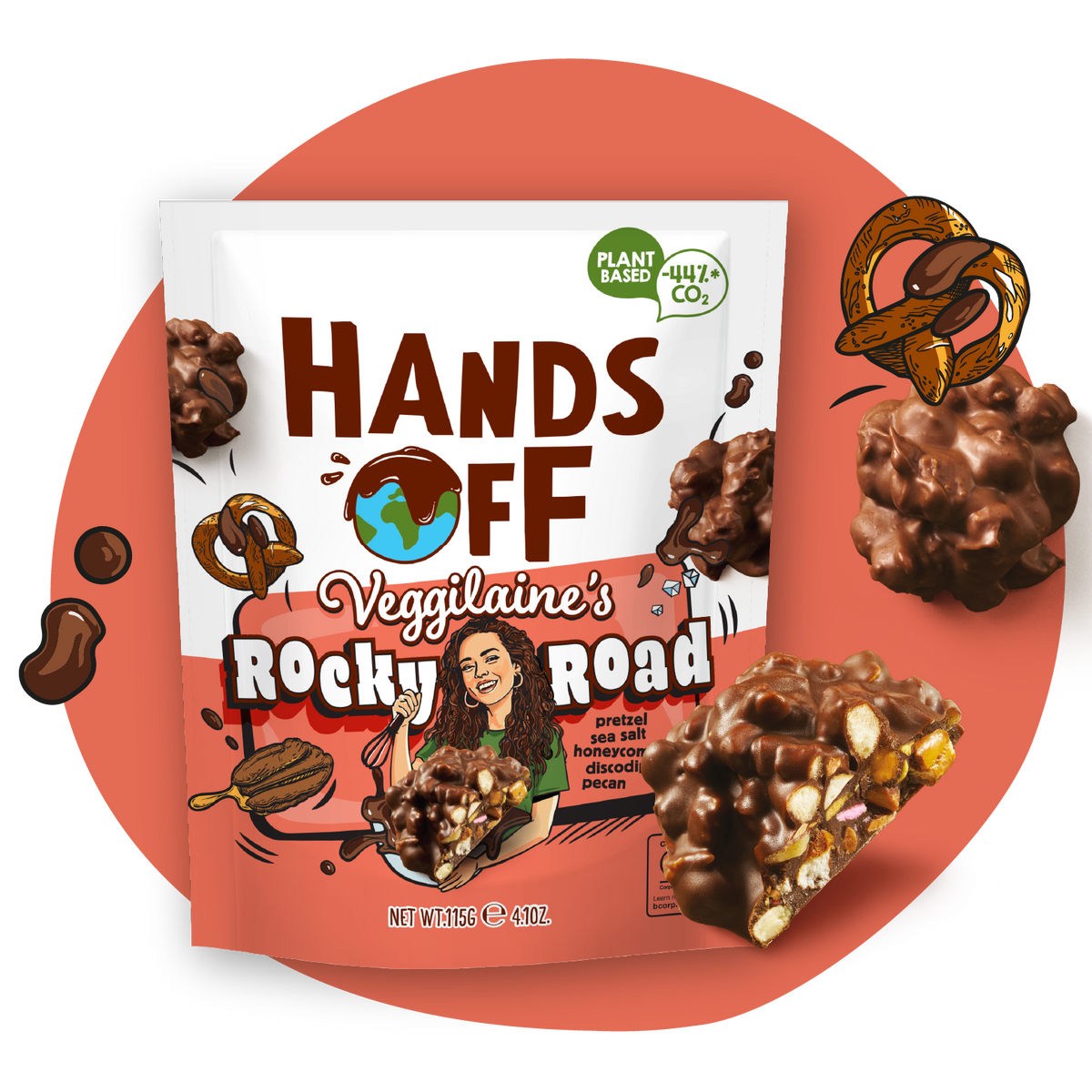 Veggilaine's Rocky Road bites