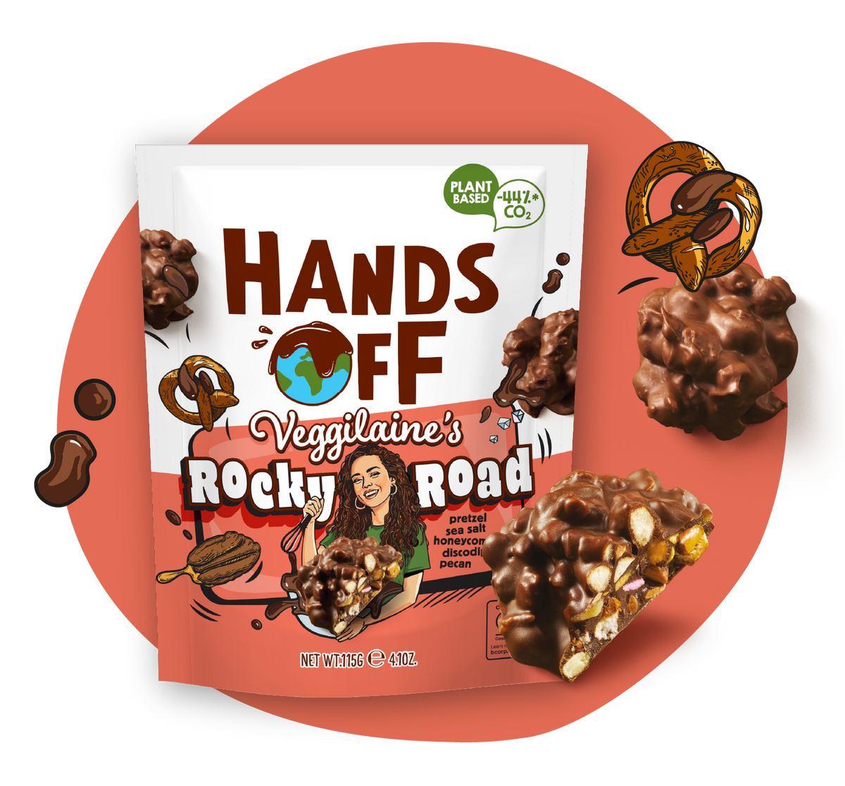 Veggilaine's Rocky Road bites