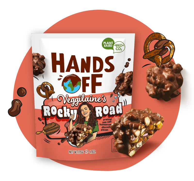 Veggilaine's Rocky Road bites