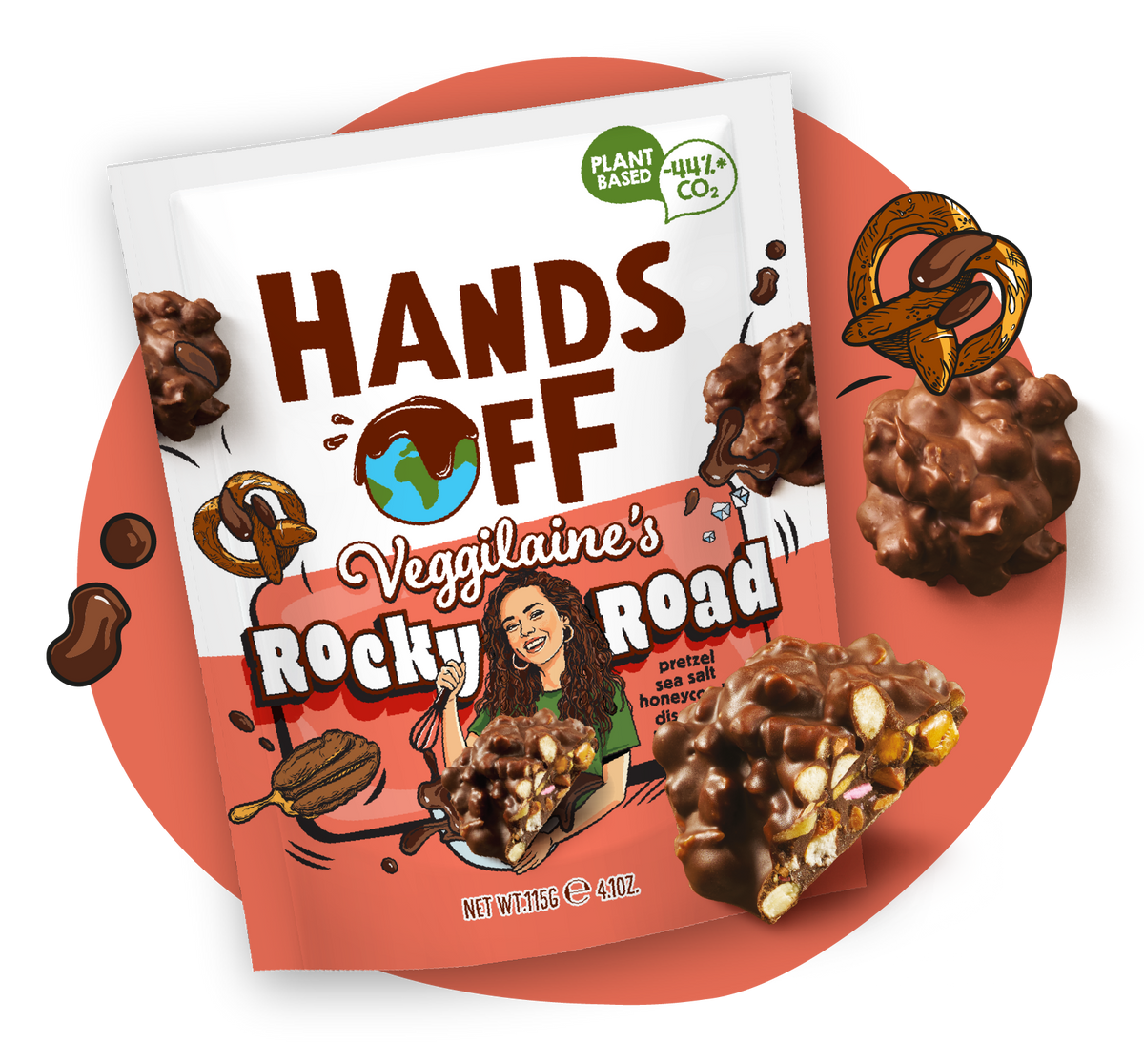 Veggilaine's Rocky Road bites