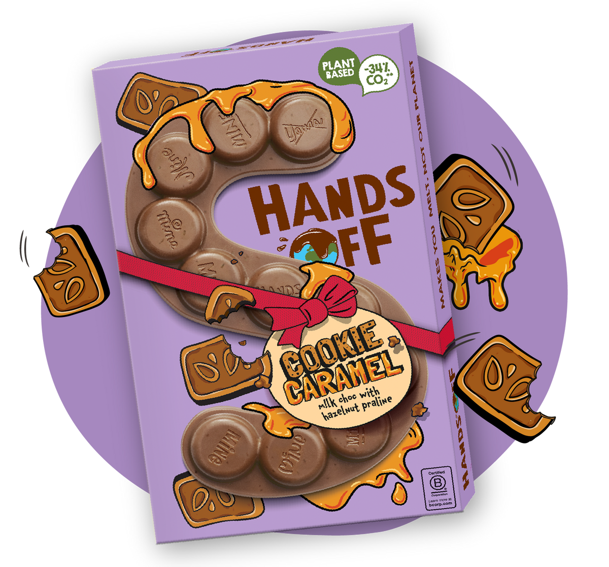 Sinterklaasletter - Cookie caramel