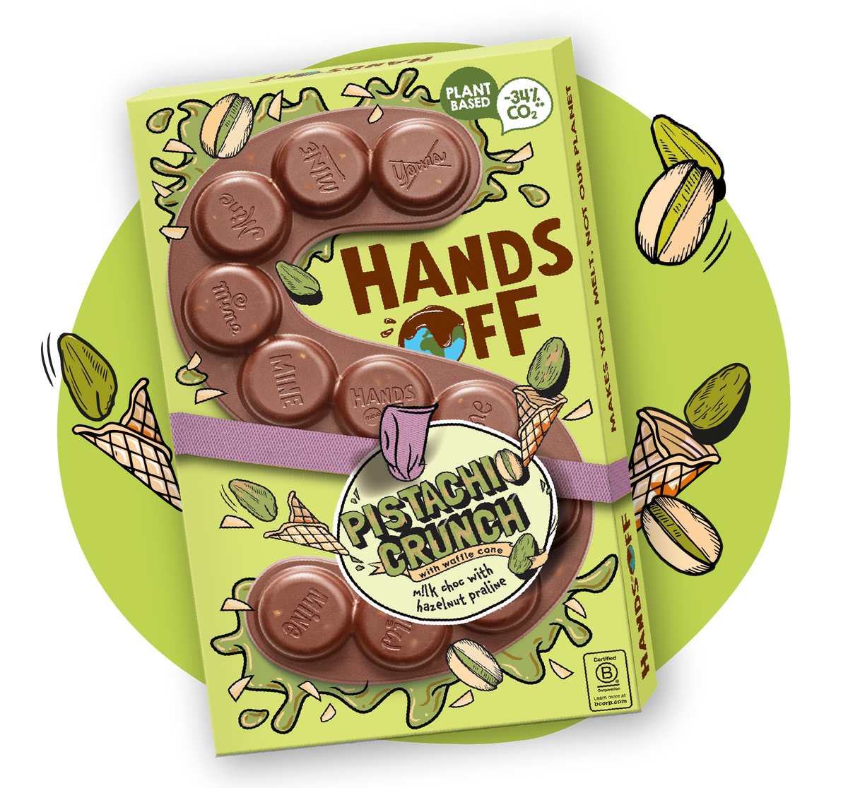 Sinterklaasletter - Pistachio crunch